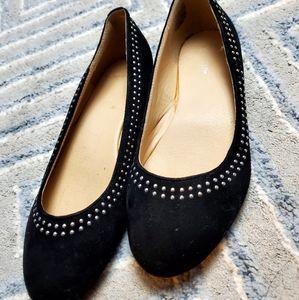 Black flats size 8